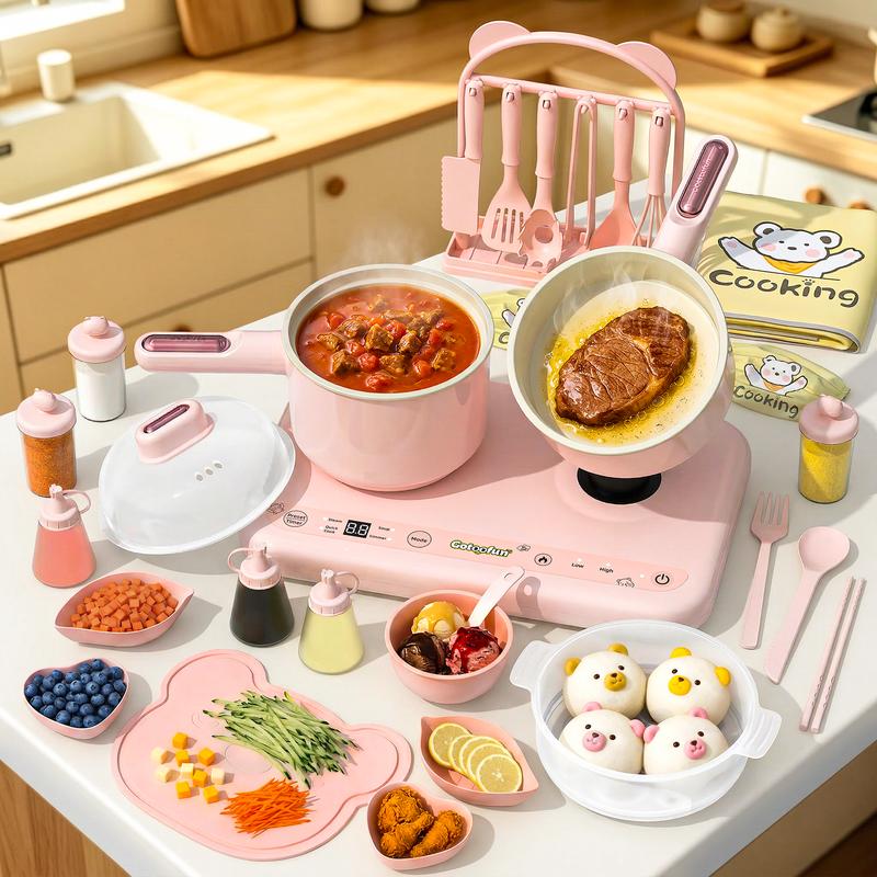 Dual Stoves Kids Real Mini Montessori Kitchen Set