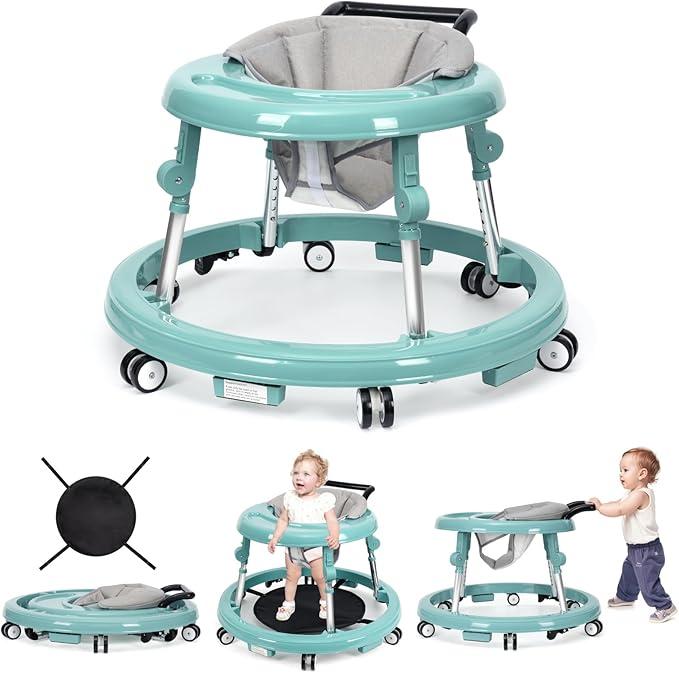 Baby Walker Foldable with 9 Adjustable Heights