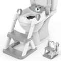 2-in-1 Toddler Potty Training Seat with Adjustable Step Stool & Safety Handles