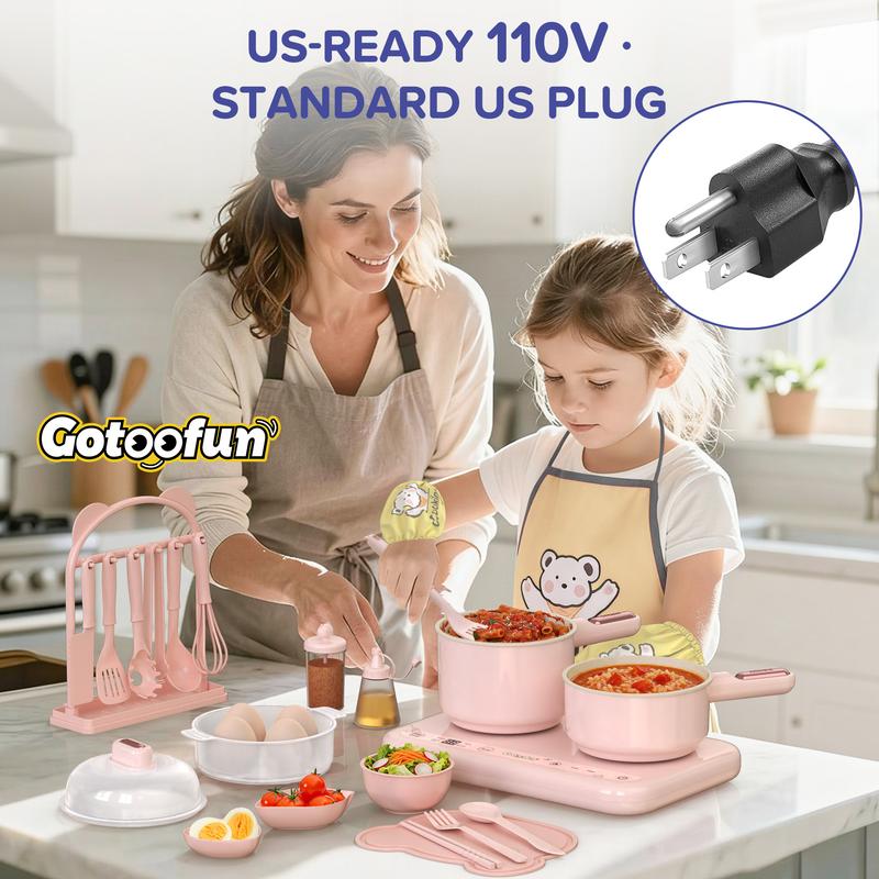 Dual Stoves Kids Real Mini Montessori Kitchen Set