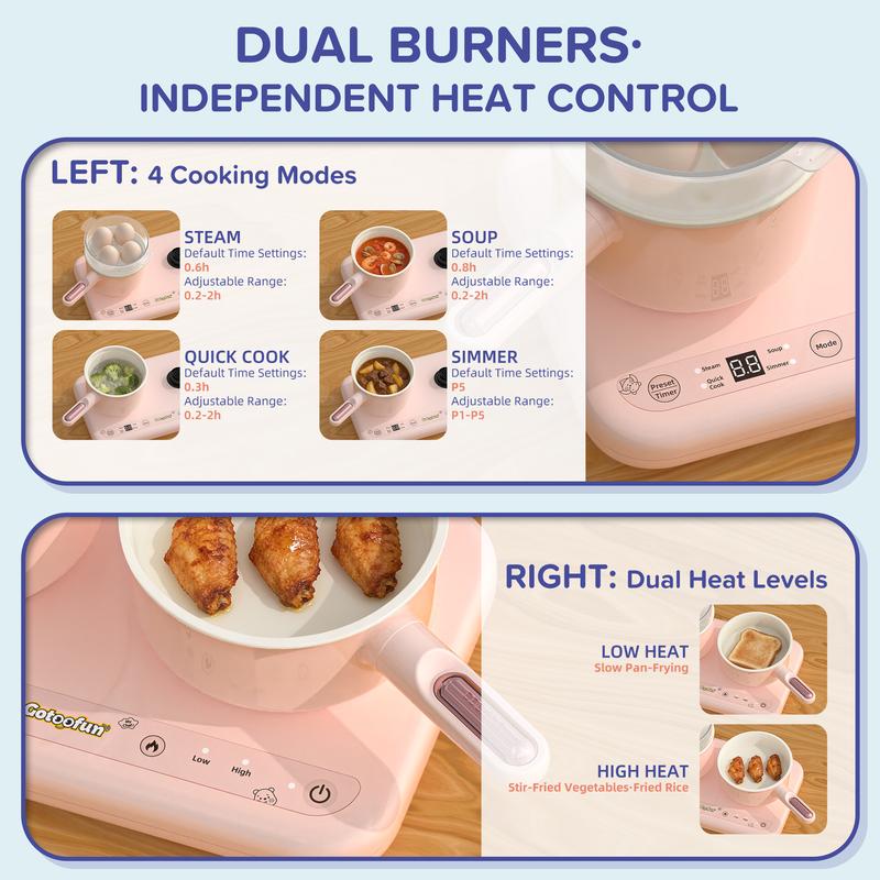 Dual Stoves Kids Real Mini Montessori Kitchen Set