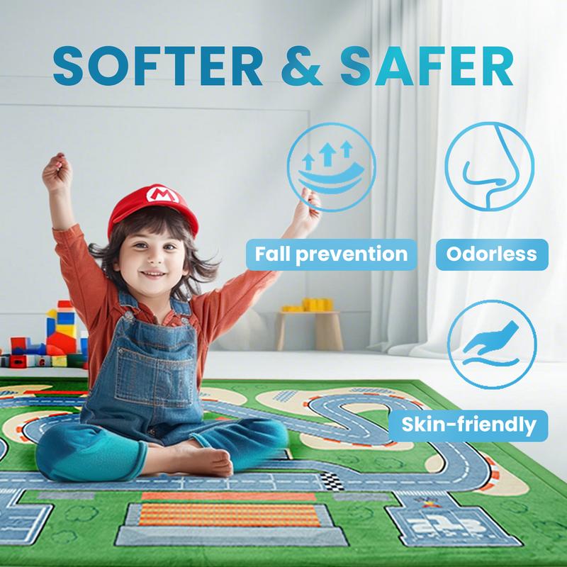 1.3" Thick Plush Baby Play Mat