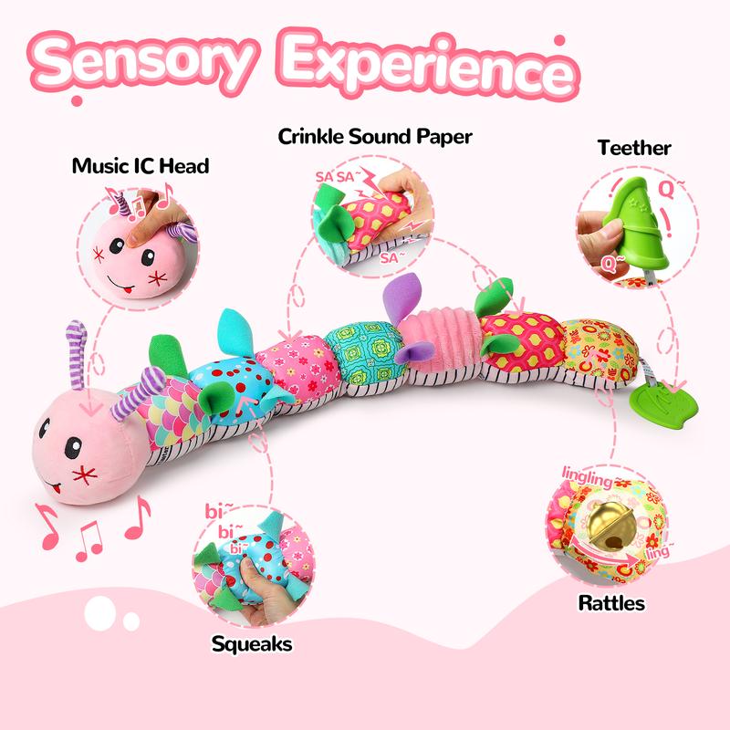 Newborn Baby Girl Gift Toys ,Infant Tummy Time Toys