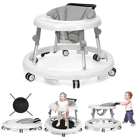 Baby Walker Foldable with 9 Adjustable Heights
