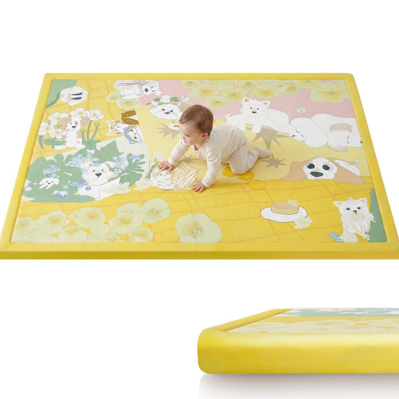 1.3" Thick Plush Baby Play Mat