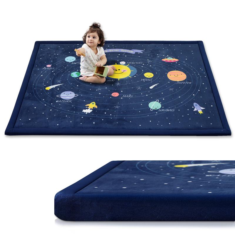 1.3" Thick Plush Baby Play Mat